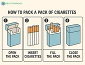 how to pack a pack of cigarettes a step by step guide X