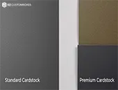 standard cardstock vs premium cardstock small
