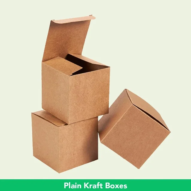 Plain Kraft Boxes