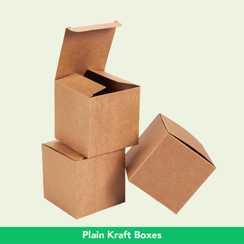 Plain Kraft Boxes