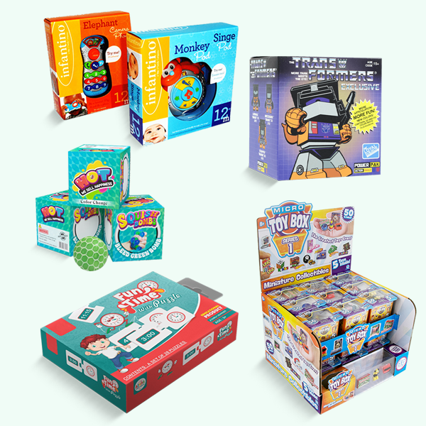 Packaging with Toys Boxes