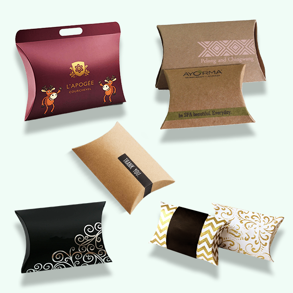 Packaging with Pillow Boxes