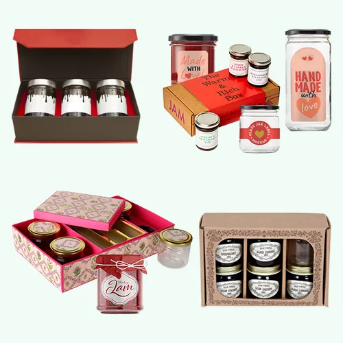 Packaging with Jam Jar Boxes