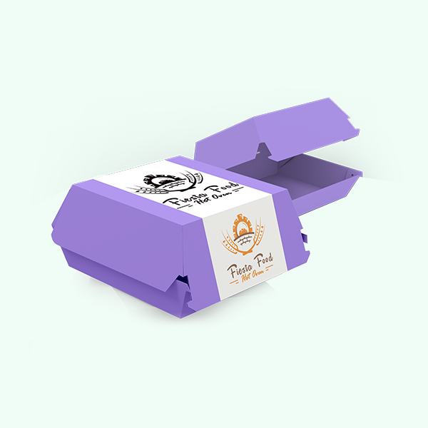 Custom Printed Wholesale Burger Boxes | EZCustomBoxes