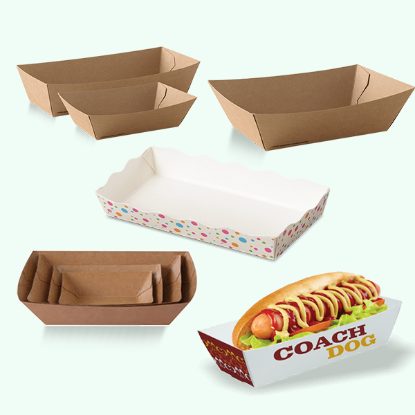 Packaging with Food Trays