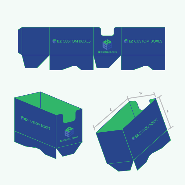 Packaging with Auto Bottom Tray