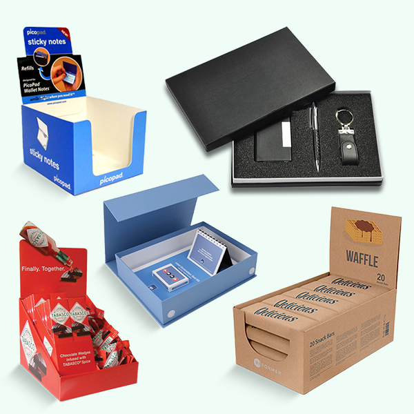 Corporate Give Away Boxes | Custom Logo Packaging Boxes