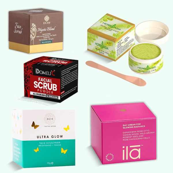 Packaging with Scrub Boxes