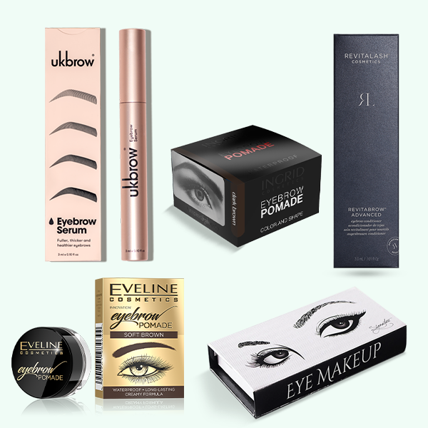 Packaging with Eyebrow Boxes