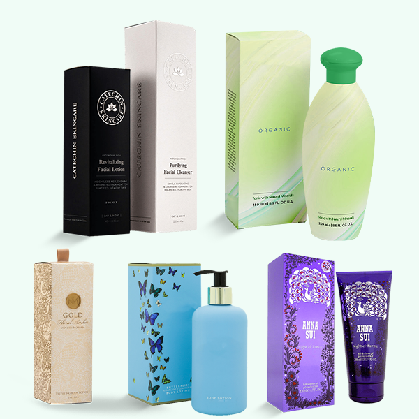 Packaging with Lotion Boxes