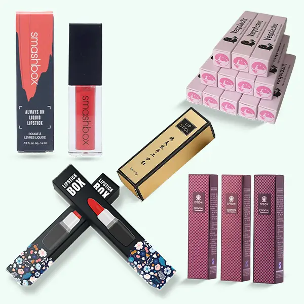 Packaging with Lipstick Boxes