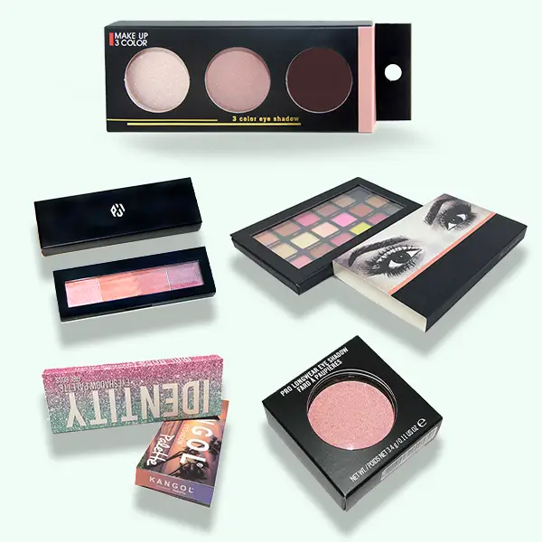 Packaging with Eye Shadow Boxes