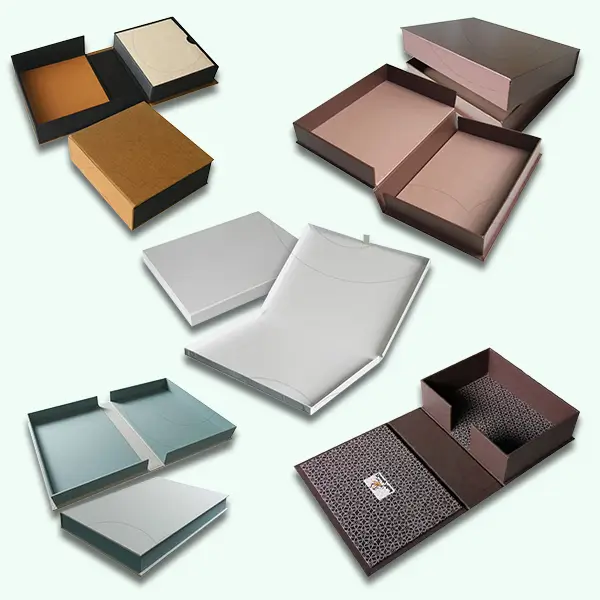 Packaging with Clamshell Style Rigid Boxes