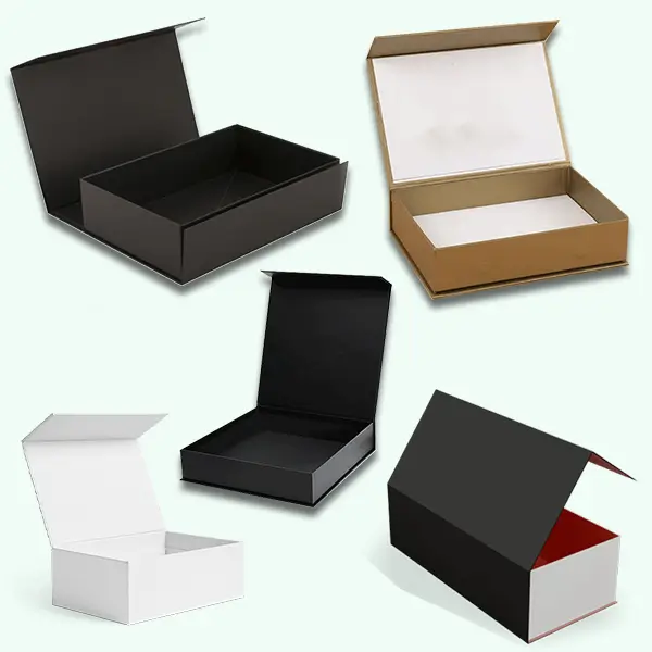 Packaging with Flip Top Rigid Boxes