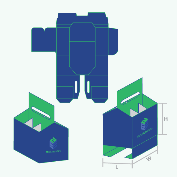 Packaging with 6 Pk Bottle Carriers