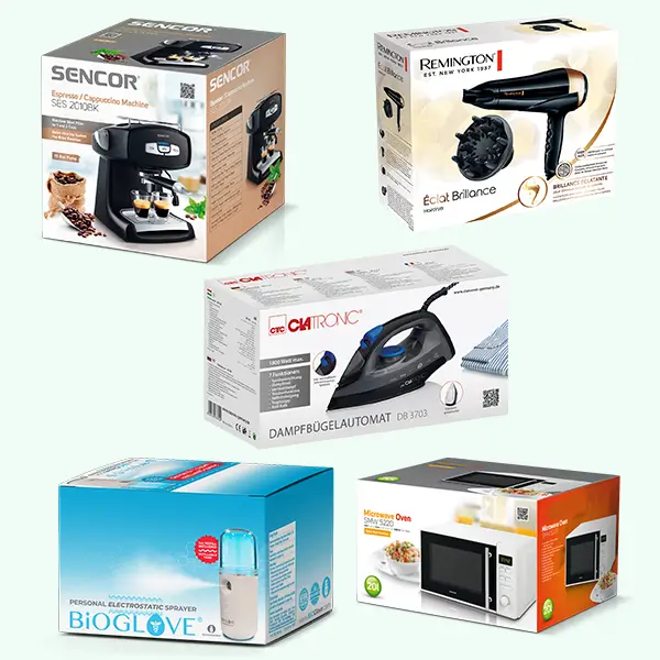 Packaging with Appliances Boxes