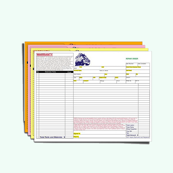 Custom Carbonless Forms Printing | Free Rush Shipping USA