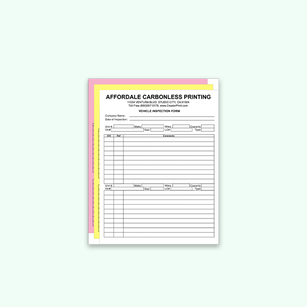 Custom Carbonless Forms Printing | Free Rush Shipping USA