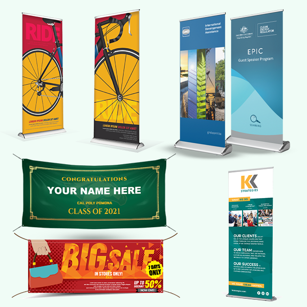 Packaging with Banners