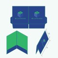 cardboard folder business card
