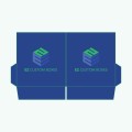 cardboard folder business card