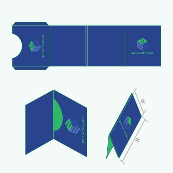 Packaging with Four Panel CD Jacket
