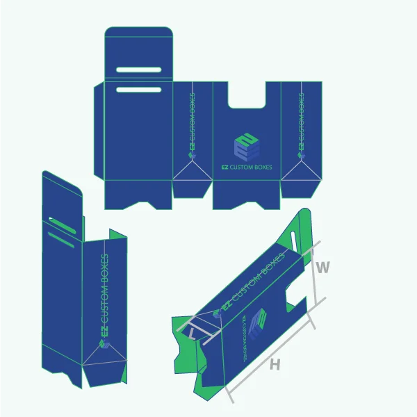 Packaging with Handle Bag Shape Box