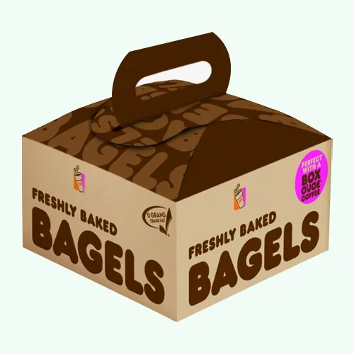 Bagel Boxes | Custom Printed Bagel Packaging Boxes Wholesale