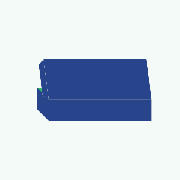 custom piece tray with reinforced wall