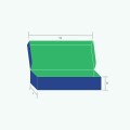 custom piece tray with reinforced wall