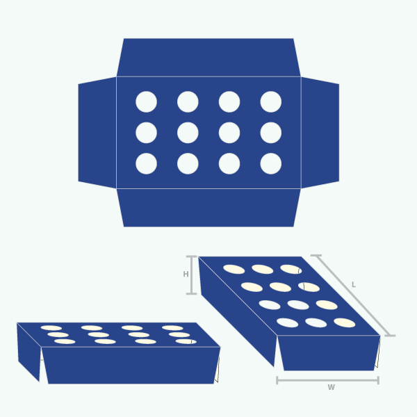 Packaging with Punch Partition