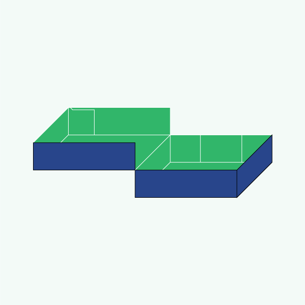 regular six corner boxes