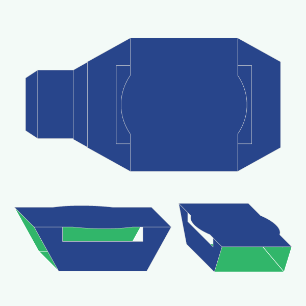 Packaging with Sleeve with Caplock