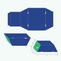 cardboard sleeve with tapered side panel