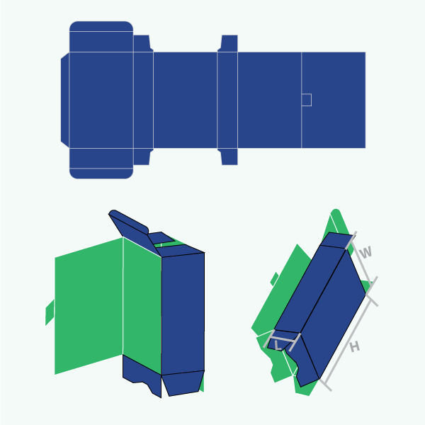 Packaging with Bookend