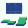 Four Corner Cake Box