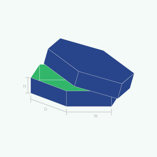 Hexagon Two Piece boxes