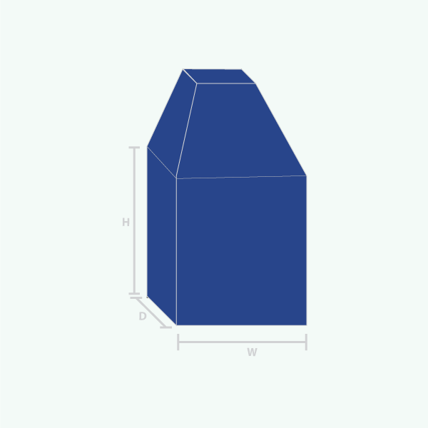 Square Box with Ladder Top