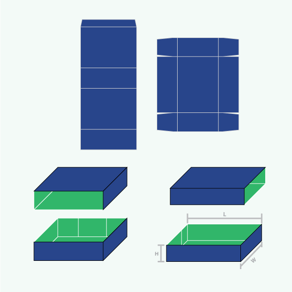 Packaging with Tray and Sleeve Box