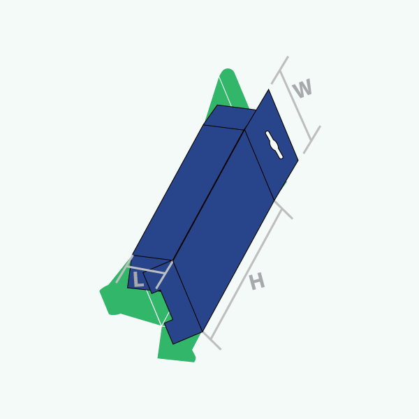 Five Panel Hanger Snap Lock Bottom