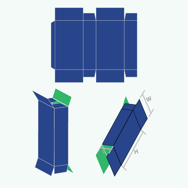 Packaging with Seal End