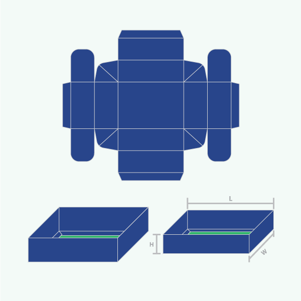 Packaging with Simplex Tray