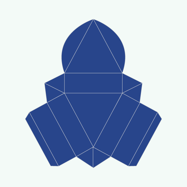 Triangular Tray Lid