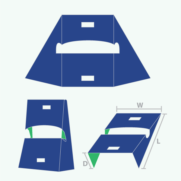 Packaging with Easel Display Stand