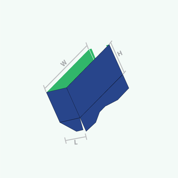 Front Cutout Display Tray Packaging