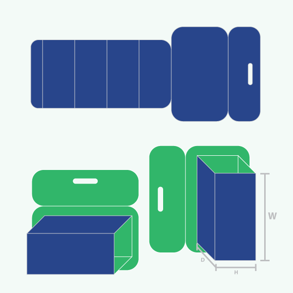 Packaging with Hanger Product Holder