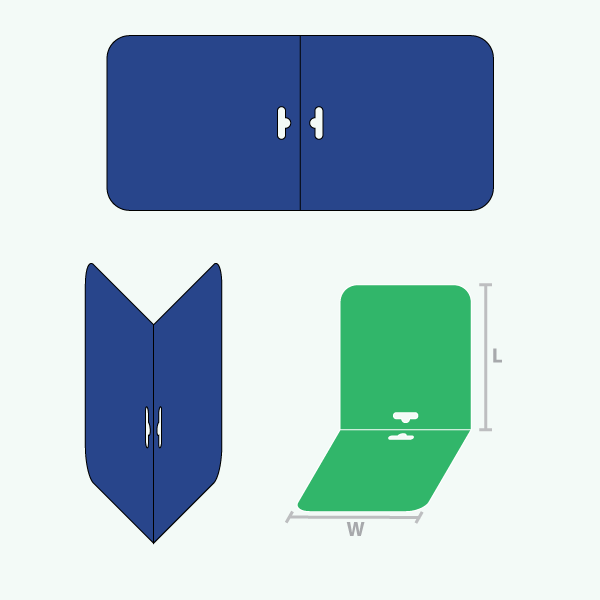 Packaging with Header Card Bag Topper