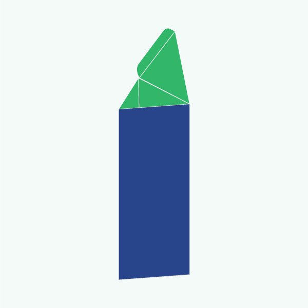 Prism shaped custom boxes