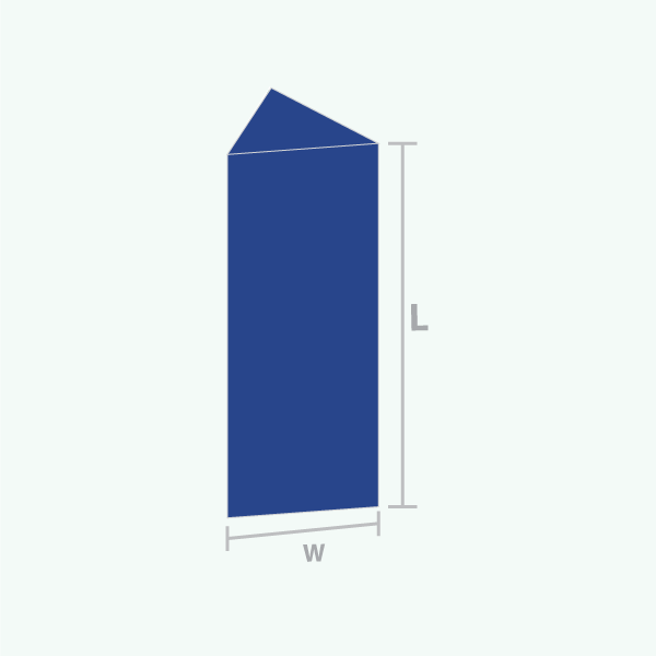 Prism shaped custom boxes
