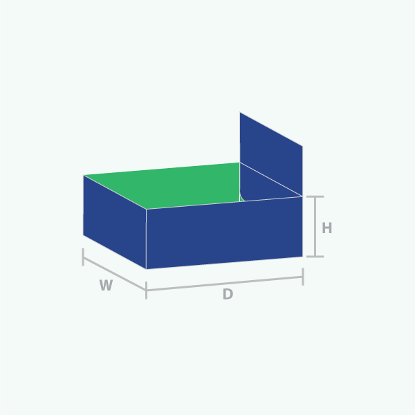 side lock tuck top display box